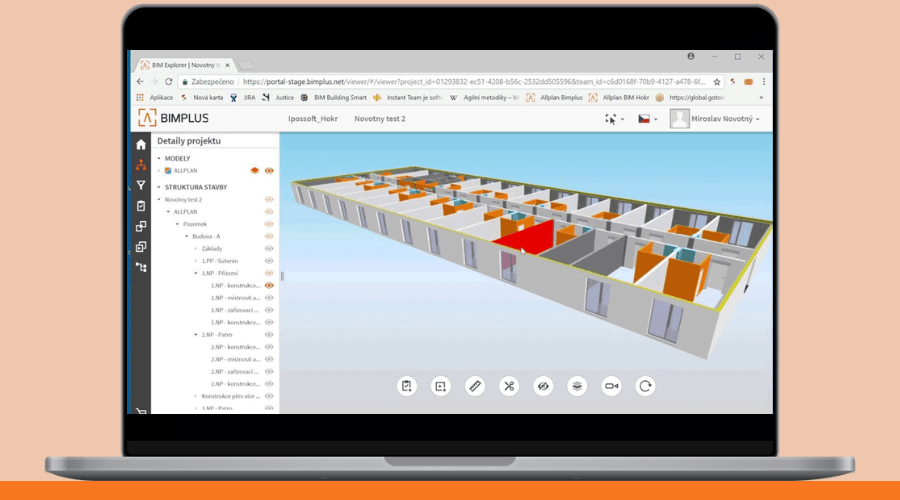 Allplan Bimplus platform interface and new features 2022 in common data environment cde - oceanBIM