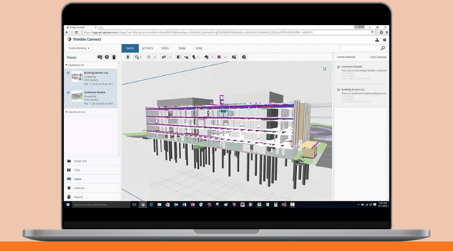 Trimble Connect platform interface and new features 2022 in common data environment cde - oceanBIM